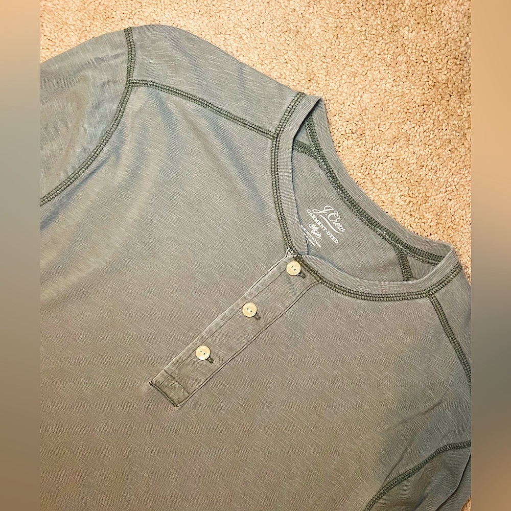 J.Crew Cotton Henley [long-sleeve]